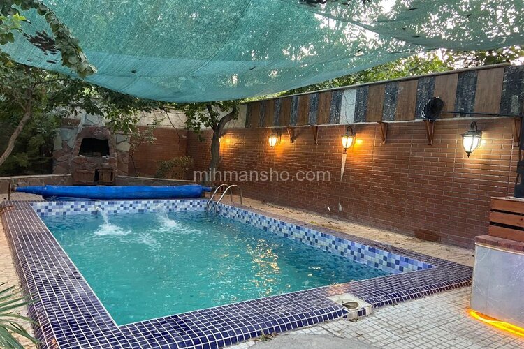 باغ ویلا استخردار تکخواب مبله در ملارد