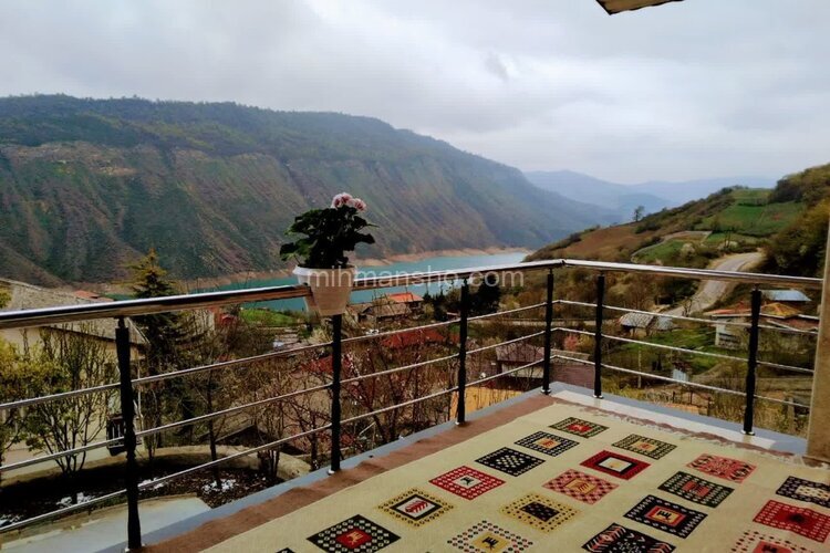 واحد دوخواب در طبقه همکف ویلا افرا در ساری | ویو رو به سد