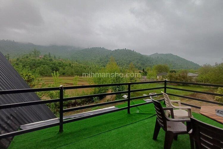 کلبه سوئیسی دوبلکس مبله دوخواب نارنج در ماسال