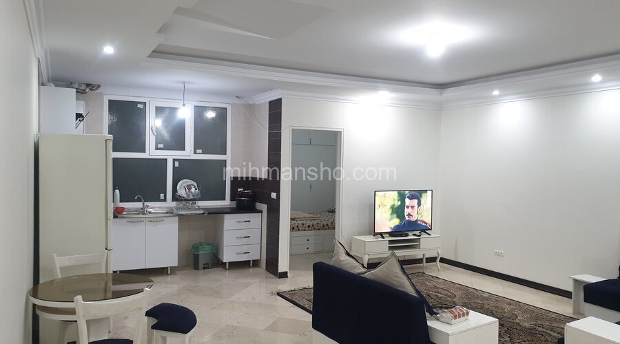 آپارتمان مبله یک خوابه شیک ولیعصر فاطمی