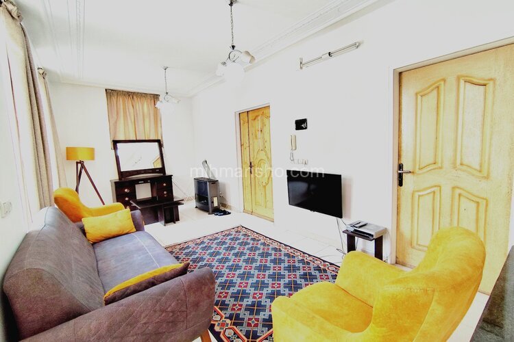 آپارتمان مبله تکخواب میلاد 3 در شیراز | سالن