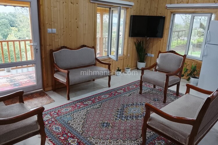 کلبه چوبی دوخواب دیارا در ماسال