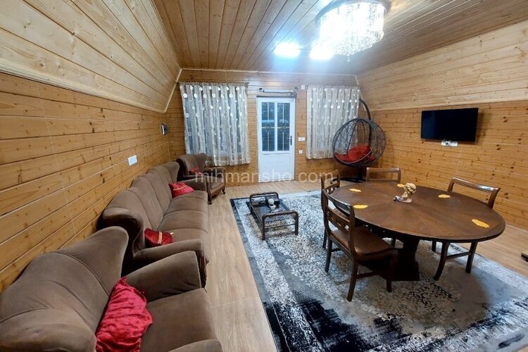 کلبه سوئیسی دوبلکس دو خواب درنا در بندرانزلی