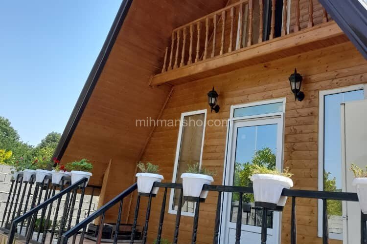 کلبه سوئیسی تکخواب جنگلی دریاچه 2 در شیرگاه