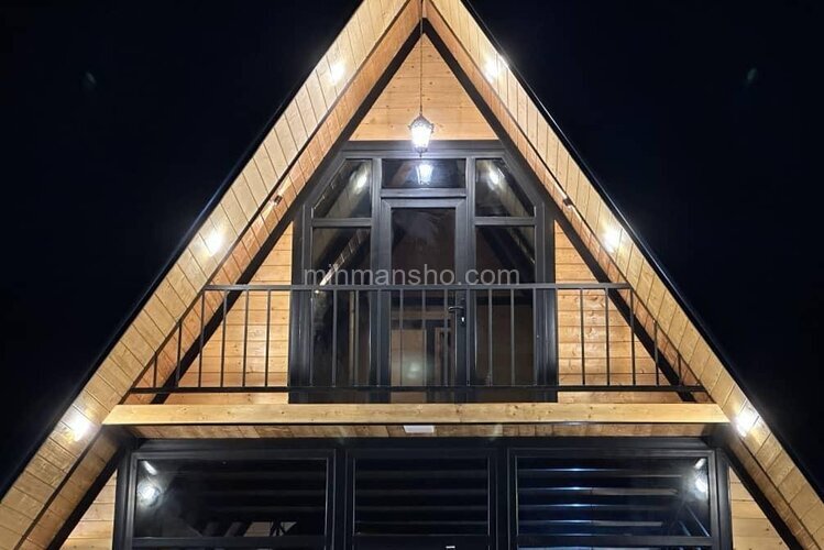 کلبه سوئیسی دوبلکس استخردار دو خواب مهر در بندر انزلی