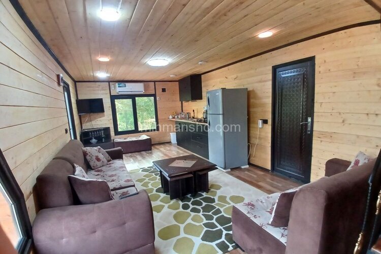 کلبه سوئیسی دوبلکس دوخواب خاتون در لاهیجان