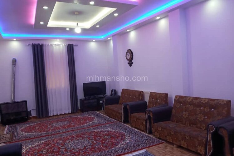 واحد مبله دوخواب در طبقه اول ویلا جنگلی در ماسال