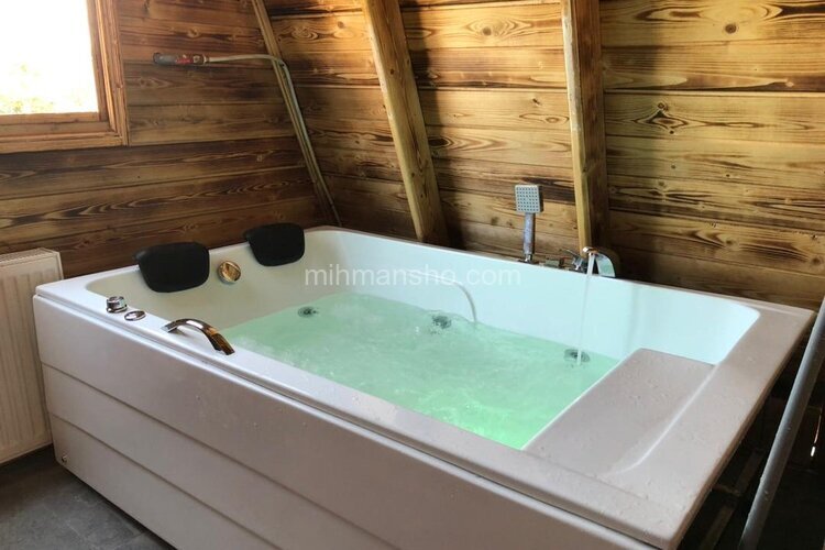 کلبه سوئیسی جکوزی دار تکخواب در نشتارود