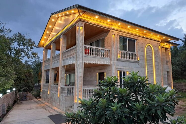 ویلا دوطبقه چهارخواب مجلّل طاسکوه در ماسال