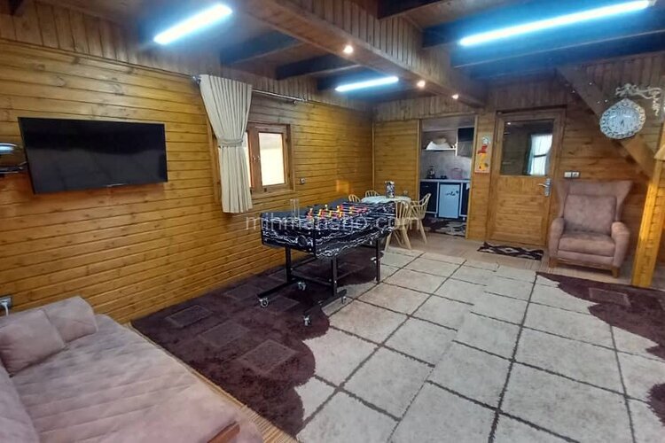 کلبه سوئیسی مبله دوبلکس تک خواب آیسام در زیرآب