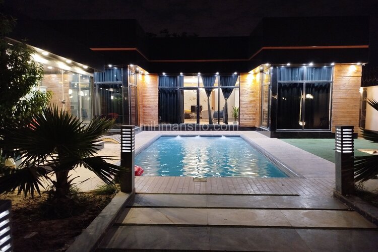 ویلا مبله استخردار سه خواب مستر در کردان