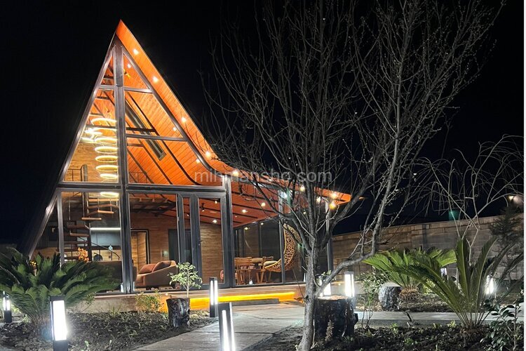 کلبه سوئیسی دوبلکس دوخواب در آمل