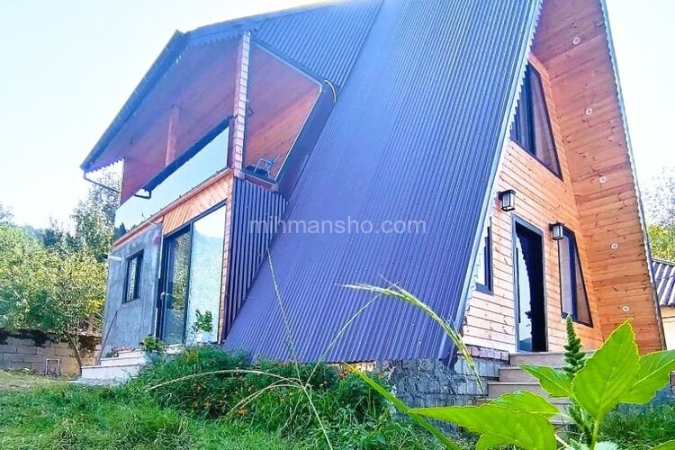 کلبه سوئیسی تریپلکس مبله دوخواب آیسو در اسالم
