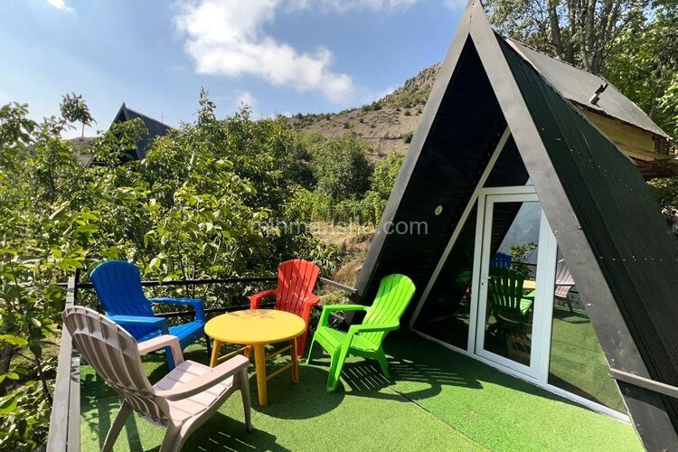 کلبه سوئیسی تکخواب قلعه در سوادکوه