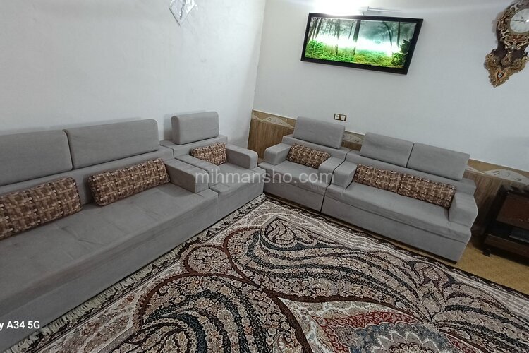 آپارتمان مبله دو خواب طبقه همکف در جنگل گلستان دشت