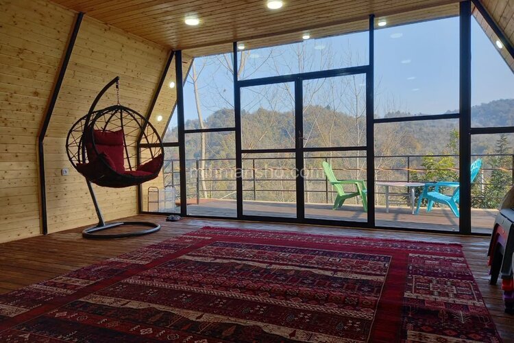 کلبه سوئیسی دوبلکس مبله دو خواب در بابل