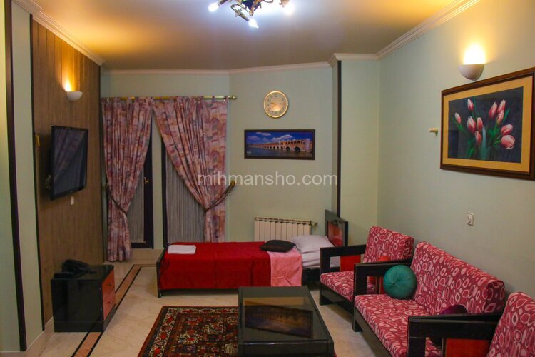 واحد تکخواب 3 تخته در هتل آپارتمان اصفهان