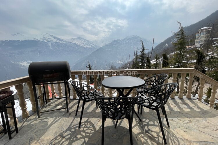 کلبه سوئیسی تکخواب جنگلی کاج در تنکابن