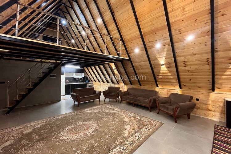 کلبه سوئیسی دوبلکس مبله تکخواب در رشت