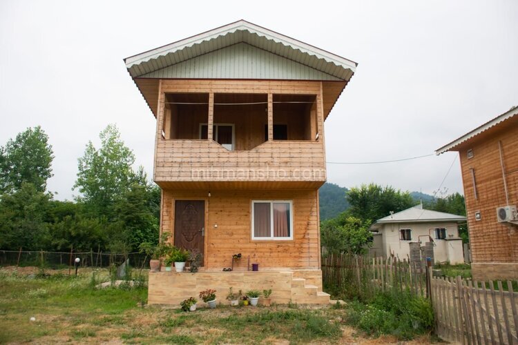 کلبه چوبی دو خواب مبله در ماسال