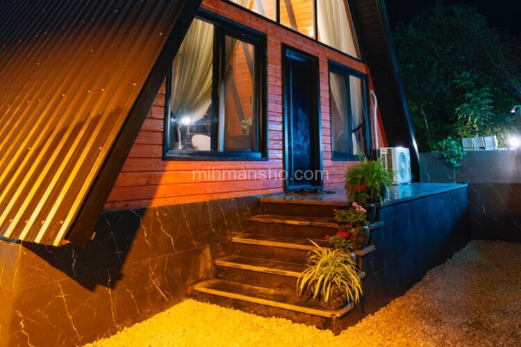 کلبه سوئیسی دوبلکس دو خواب در رامسر