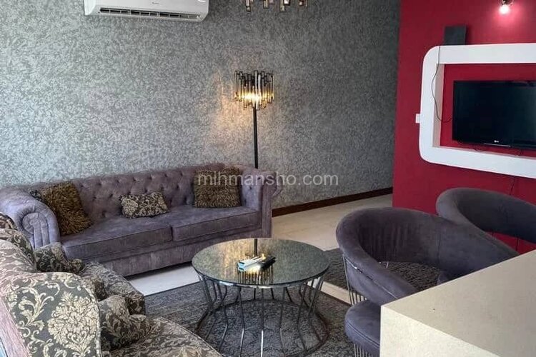 آپارتمان مبله تکخواب طبقه 6 دید دریا در دهکده ساحلی