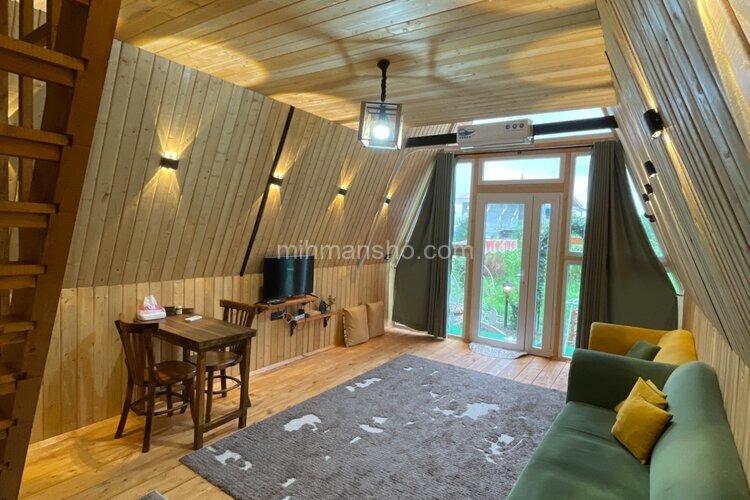 کلبه سوئیسی تکخواب ساحلی سونیا در رودسر