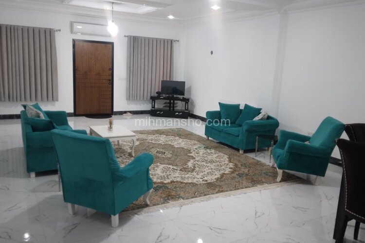 واحد دو خواب ریحان در طبقه همکف ویلا چالوس