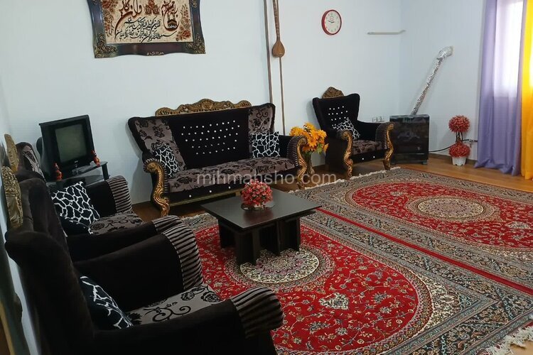 واحد مبله دوخواب در طبقه اول ویلا در رستم آباد