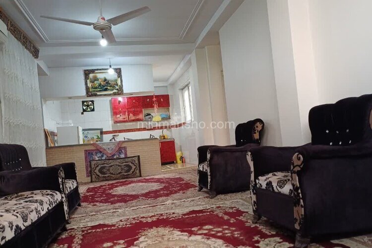 واحد مبله دوخواب در طبقه همکف ویلا در قائم شهر