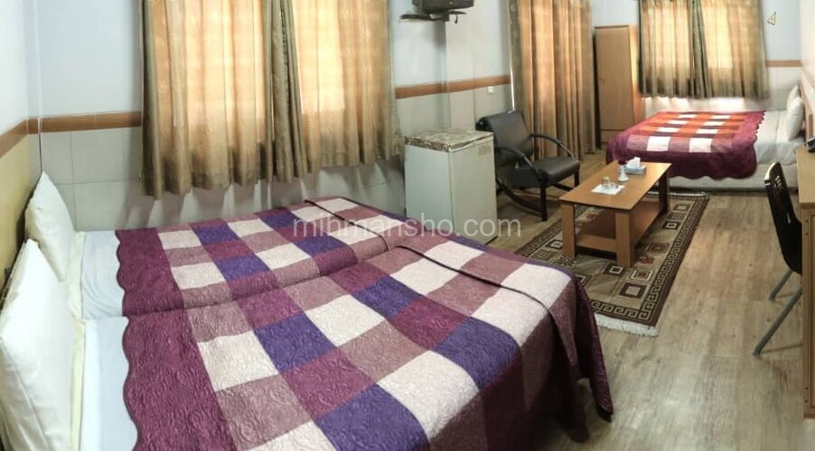 اتاق 4نفره سرویس دار طبقه دوم در شیراز