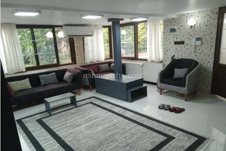 واحد مبله تکخواب در طبقه همکف ویلا در چابکسر