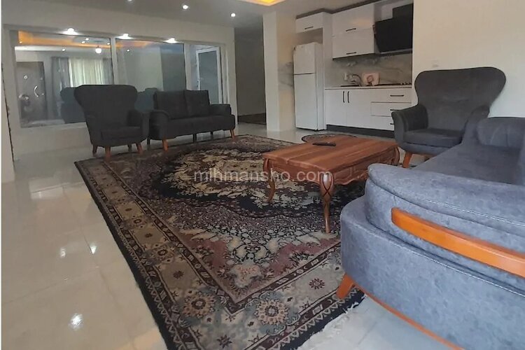 واحد استخردار دوخواب در طبقه ی همکف ویلا رامسر