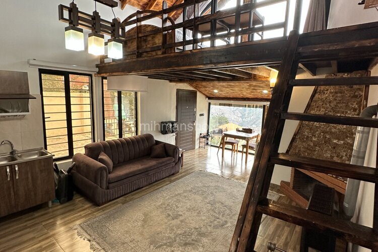 کلبه دوبلکس جنگلی جکوزی دار رایکا در مرزن آباد