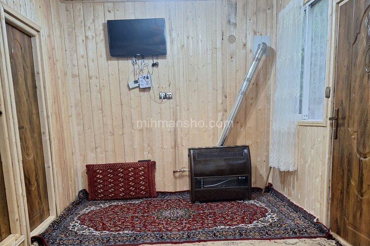 کلبه چوبی دو خوابه در ماسال
