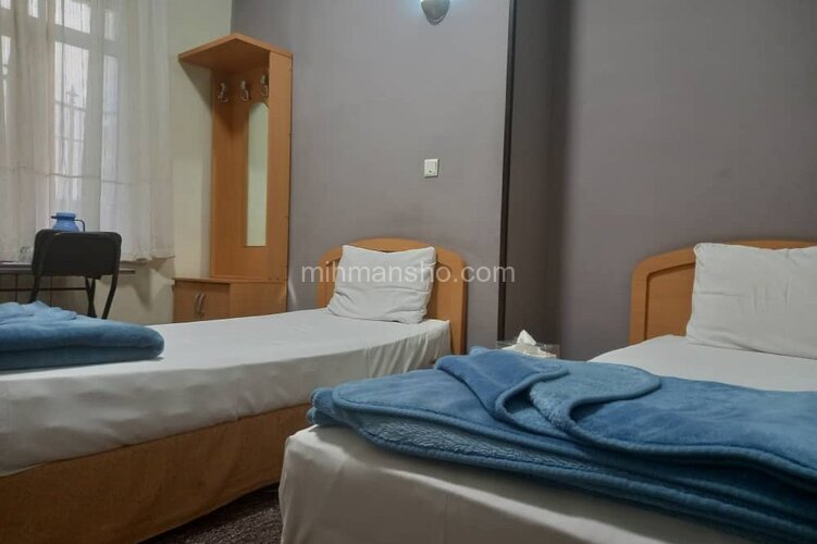 واحد دو تخت تویین در هتل مهرپارسای پامنار