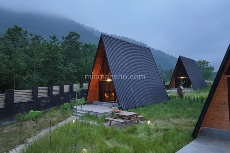 کلبه سوئیسی دوبلکس تکخواب 2 در شیرگاه