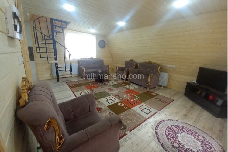 کلبه دوبلکس سوئیسی سپید در ماسال