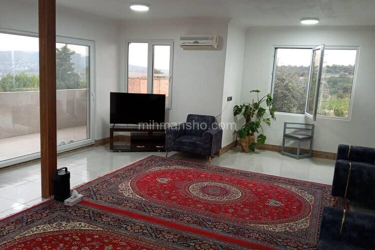 ویلا جنگلی دو خواب مبله در ساری