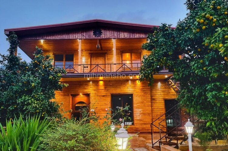 واحد دو خواب در طبقه همکف ویلای گلپر بابل