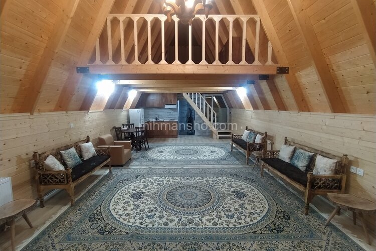 کلبه سوئیسی دوبلکس تکخواب در بابل