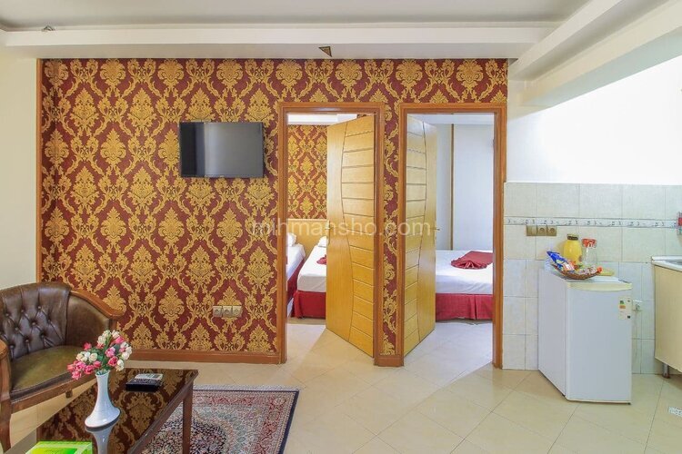 واحد دوخواب(5نفره) درهتل آپارتمان در مشهد