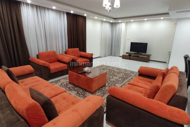 آپارتمان مبله دو خواب طبقه 4در شیراز