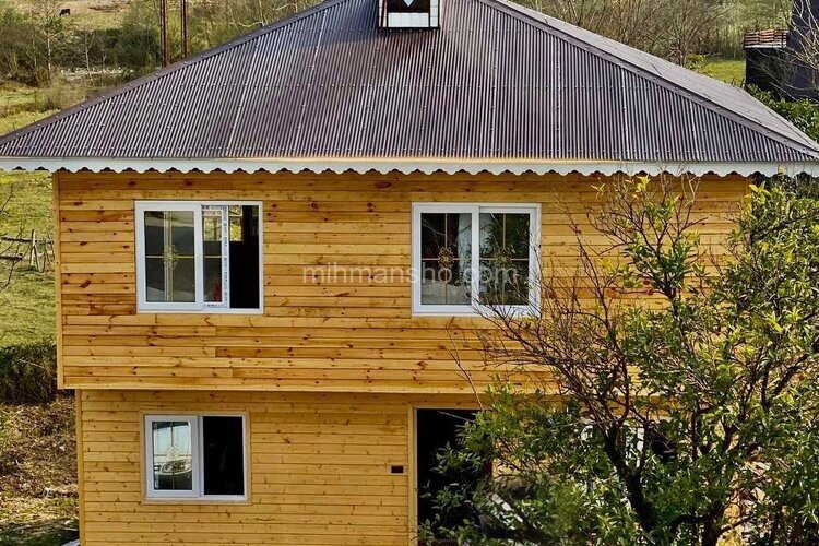 کلبه دوبلکس چوبی دوخواب در ماسال