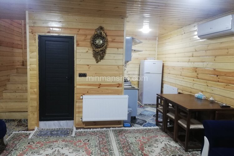 کلبه چوبی دوخواب فردوس در ماسال