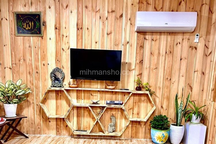 کلبه دوبلکس چوبی دوخواب در اسالم