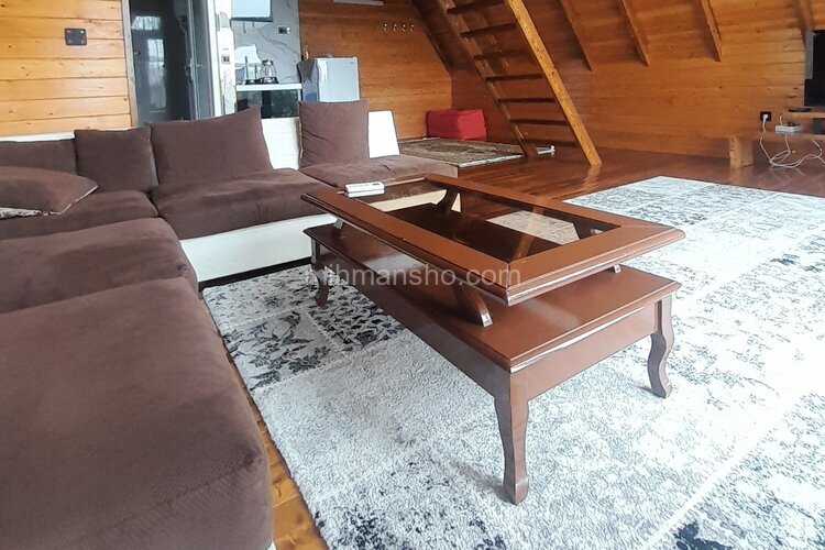 کلبه سوئیسی دوبلکس تکخواب مبله استخردار در ایزدشهر