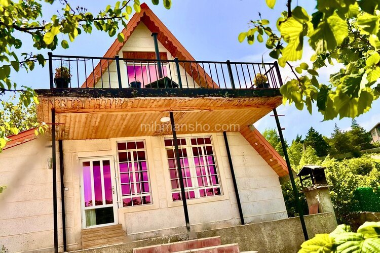 کلبه سوئیسی مبله دو خواب در توتکابن | نما اصلی