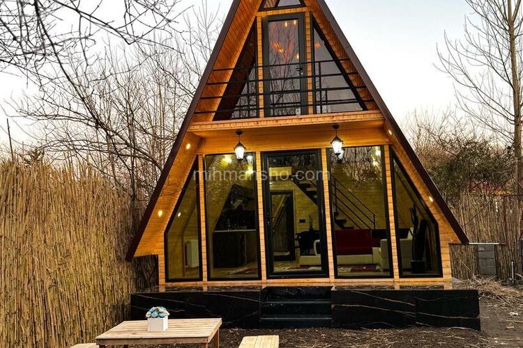 کلبه سوئیسی مبله تکخواب کاپیتان در زیباکنار