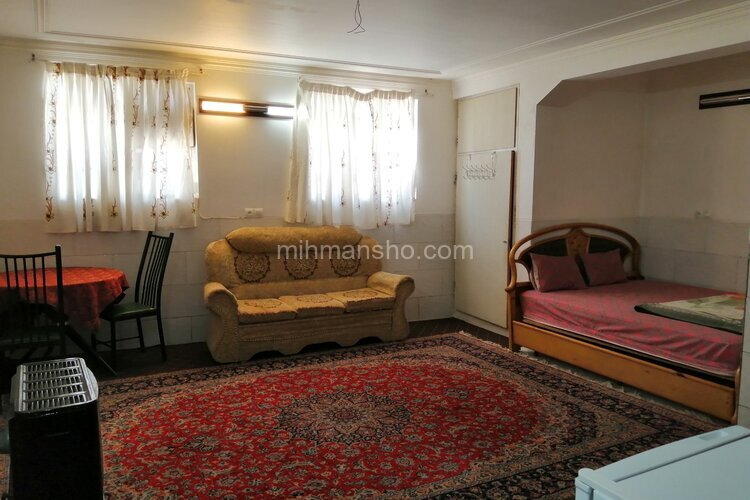 سوئیت دو نفره مبله در مهمانپذیر یزد